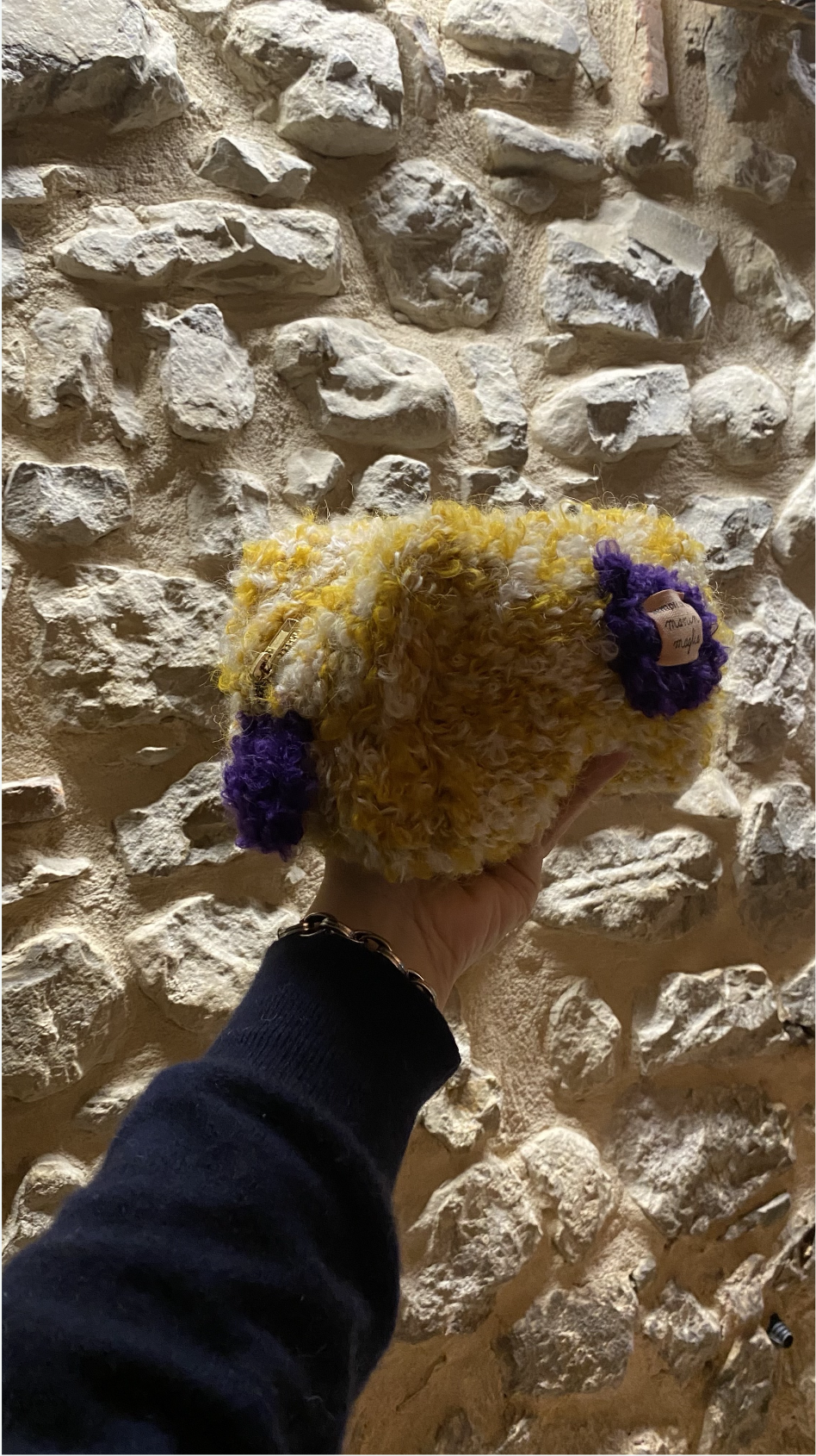 Pattern Pochette Zippy | Realizzata con Ricciolino